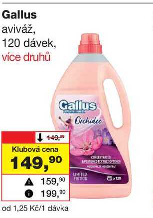Gallus aviváž, 120 dávek
