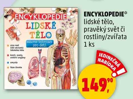 ENCYKLOPEDIE LIDSKÉ TĚLO, 1 ks