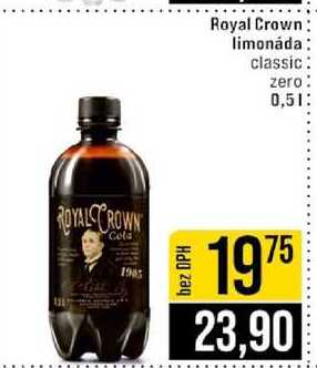 Royal Crown limonáda classic zero 0,5l