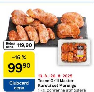 Tesco Grill Master Kuřecí set Marengo, 1 kg 
