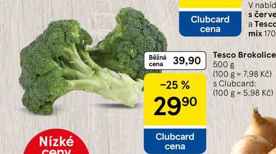 Tesco Brokolice, 500 g 