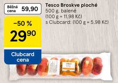 Tesco Broskve ploché, 500 g 