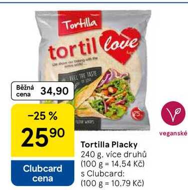 Tortilla Placky, 240 g 
