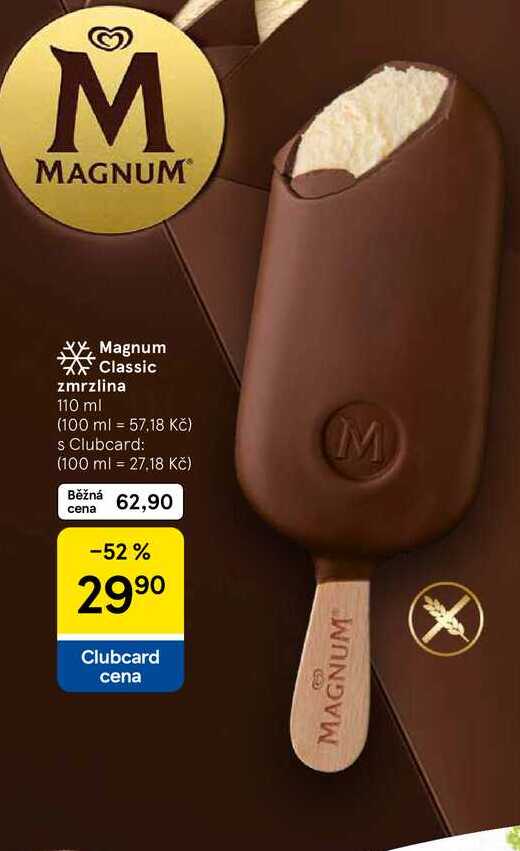 Magnum Classic zmrzlina, 110 ml 