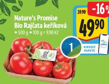 Nature's Promise Bio Rajčata keříková, 500 g 