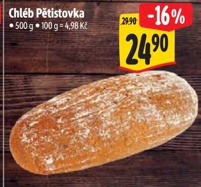 Chléb Pětistovka, 500 g
