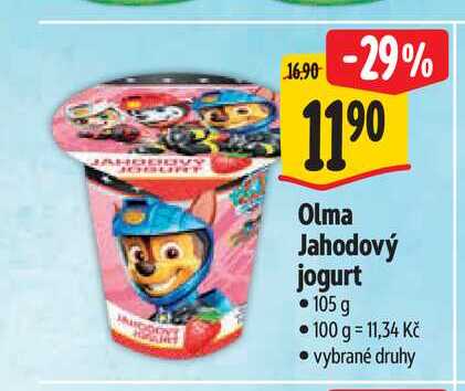   Olma Jahodový jogurt 105 g 