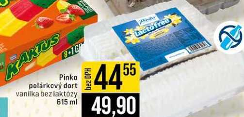 Pinko polárkový dort vanilka bez laktózy 615 ml