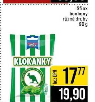 Sfinx bonbony různé druhy 90 g 