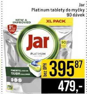 Jar Platinum tablety do myčky 90 dávek 