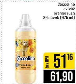 Coccolino aviváž orange rush 39 dávek 975 ml