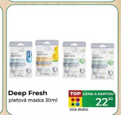 Deep Fresh pleťová maska 30ml 