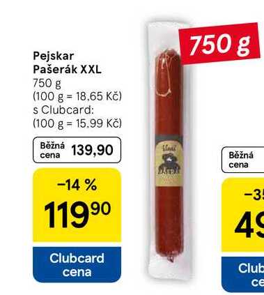 Pejskar Pašerák XXL, 750 g 