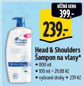 Head & Shoulders Šampon na vlasy, 800 ml