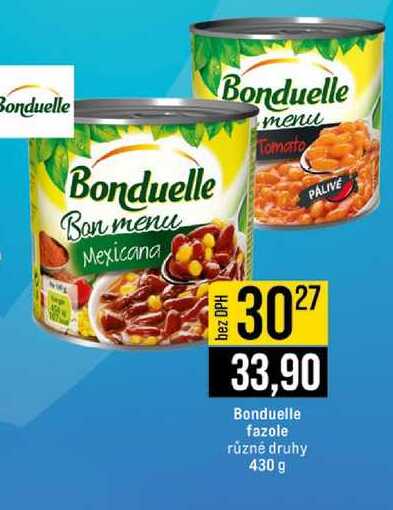 Bonduelle fazole různé druhy 430 g 