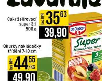 Cukr želírovací super 3:1 500 g