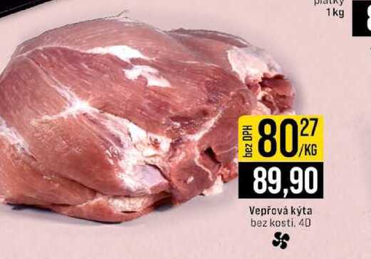 Vepřová kyta bez kosti 40 1kg 