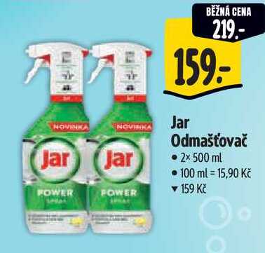 Jar Odmašťovač, 2x 500 ml  