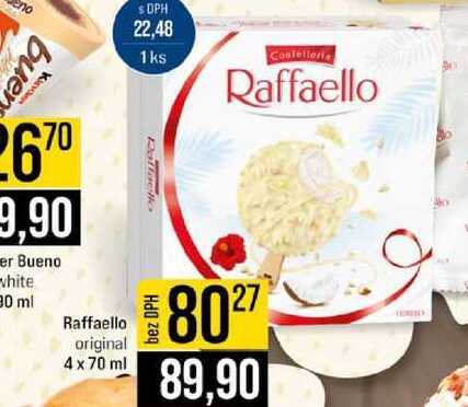 Raffaello original 4 x 70 ml 