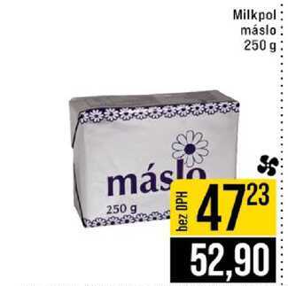 Milkpol máslo 250 g v akci