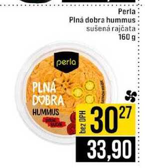 Perla Plná dobra hummus sušená rajčata 160 g