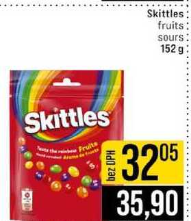 Skittles fruits sours 152 g