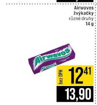 Airwaves žvýkačky různé druhy 14g