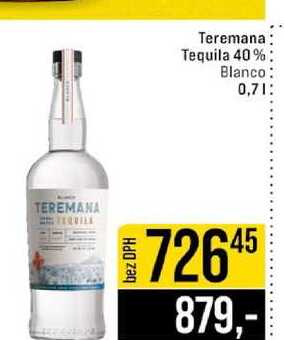 Teremana Tequila 40% Blanco 0,7l
