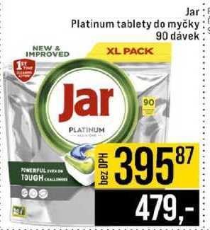 Jar Platinum tablety do myčky 90 dávek 