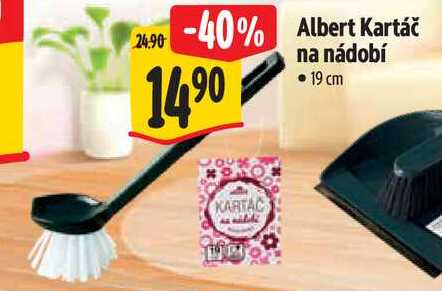 Albert Kartáč na nádobí 