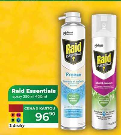 Raid Essentials spray 350ml 400ml 