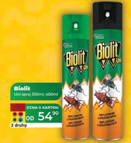 Biolit Uni sprej 300ml, 400ml  
