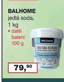 BALHOME jedlá soda, 1 kg