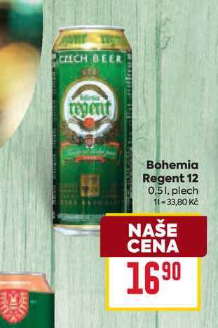 Bohemia Regent 12 0,51, plech