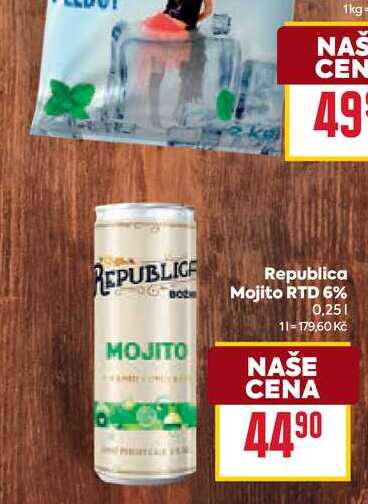 Republica Mojito RTD 6% 0,25l