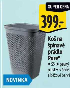 Koš na špinavé prádlo Pure