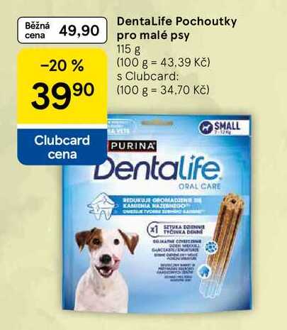DentaLife Pochoutky pro malé psy, 115 g  