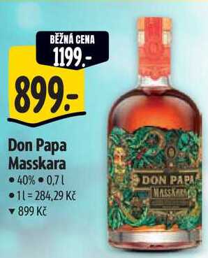 Don Papa Masskara, 0,7 l