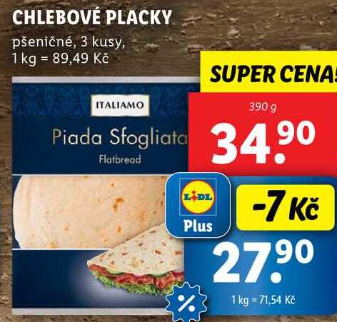 CHLEBOVÉ PLACKY, 390 g