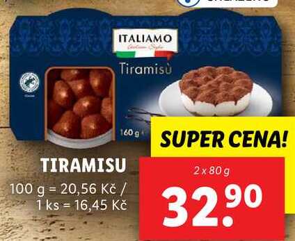 TIRAMISU, 2x 80 g