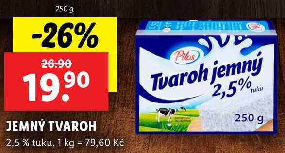 JEMNÝ TVAROH, 250 g