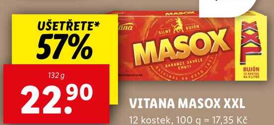 VITANA MASOX XXL, 132 g