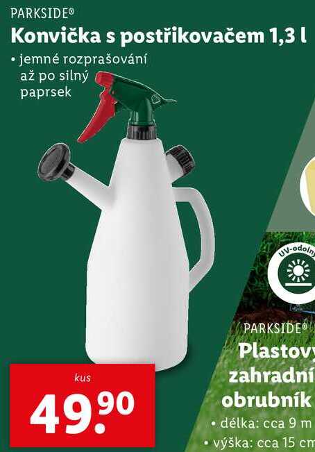Konvička s postřikovačem 1,3 l