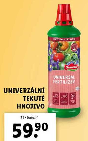 UNIVERZÁLNÍ TEKUTÉ HNOJIVO, 1 l