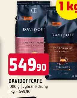 Davidoffcafe vybrané druhy 1 kg