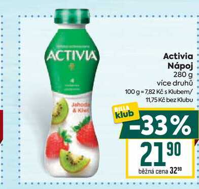 Activia Nápoj 280 g 