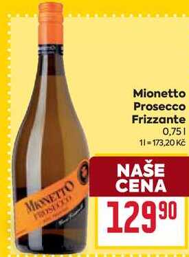 Mionetto Prosecco Frizzante 0,75l