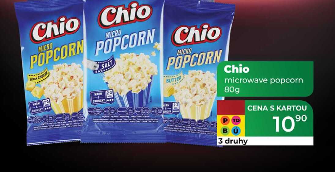 Chio microwave popcorn 80g 