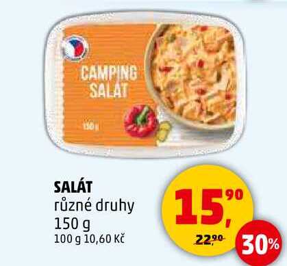 SALÁT různé druhy, 150 g 