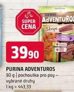 PURINA ADVENTUROS 90 g pochoutka pro psy vybrané druhy 